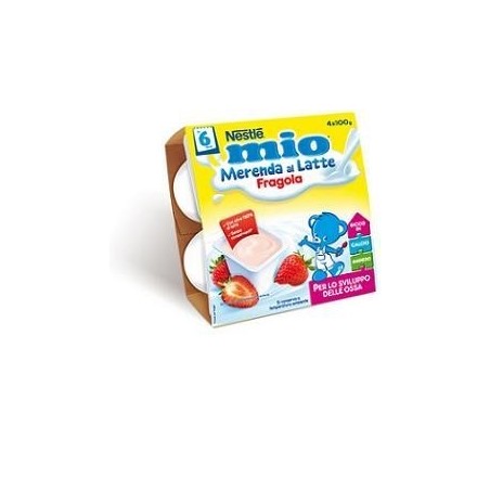 Mio merenda fragola 4 x 100 g