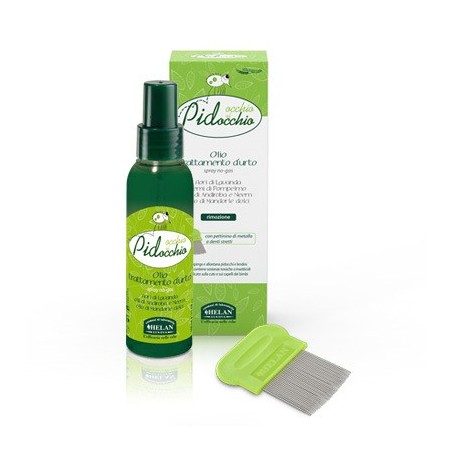 Helan occhio al pidocchio olio spray 100 ml + pettinino