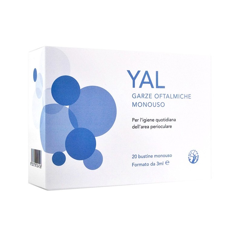Salviettine oculari yal 20 pezzi