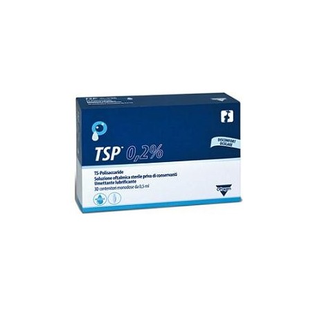 Tsp 0,2% soluzione oftalmica umettante lubrificante 30 flaconcini monodose 0,5 ml