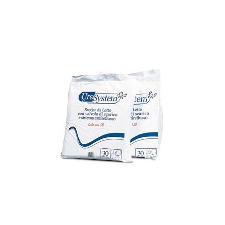 Sacca di drenaggio da letto per incontinenza urosystem tubo90 cm con scarico 30 pezzi