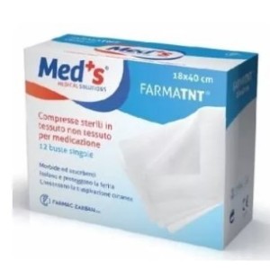 Garza compressa meds tessuto non tessuto 10x10cm 100 pezzi