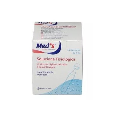 Soluzione fisiologica meds 20 flaconcini da 5 ml
