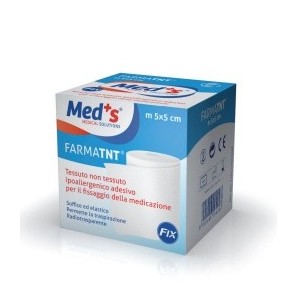 Cerotto meds farmatessuto non tessuto tessuto non tessuto fix ipoallergenico adesivo 250x5 cm