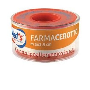 Cerotto meds ipoallergenico tela 500x1,25 cm