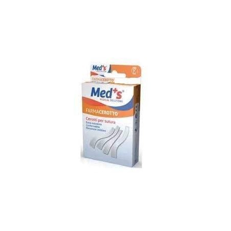 Cerotto meds per sutura 4x76 mm 8 pezzi
