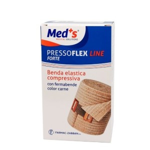 Benda elastica a compressione forte pressoflex altezza 10cmlunghezza in estensione 7m con astuccio