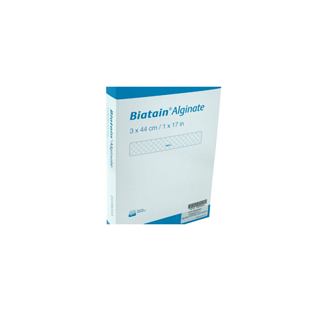 Medicazione biatain alginate in alginato e carbossimetilcellulosa 3x44 cm 6 pezzi