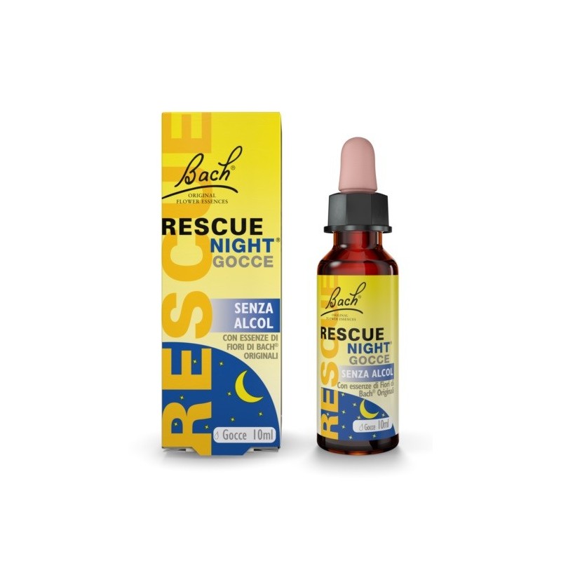 Rescue original night senza alcol gocce 10 ml
