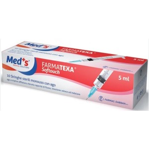 Siringa da infusione ed irrigazione 5 ml gauge 22 n12 sistema di sicurezza