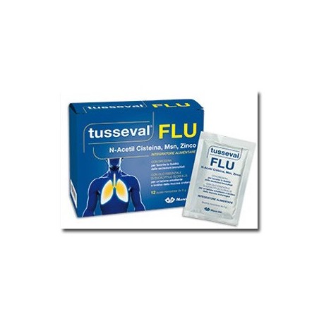 Tusseval flu 12 bustine solubili