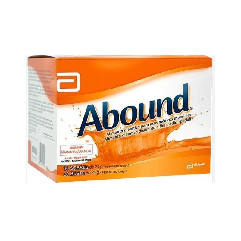 Abound arancia 30 bustine da 24 g