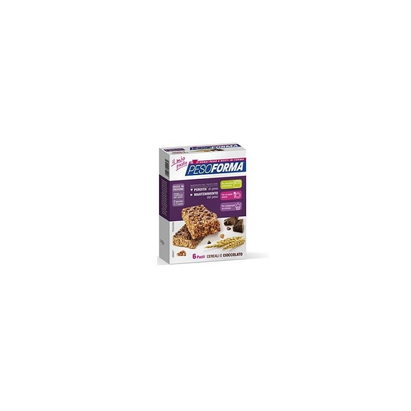 Pesoforma barretta cereali/cioccolato 12 x 31 g