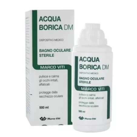 Acqua borica per bagno oculare sterile 500 ml