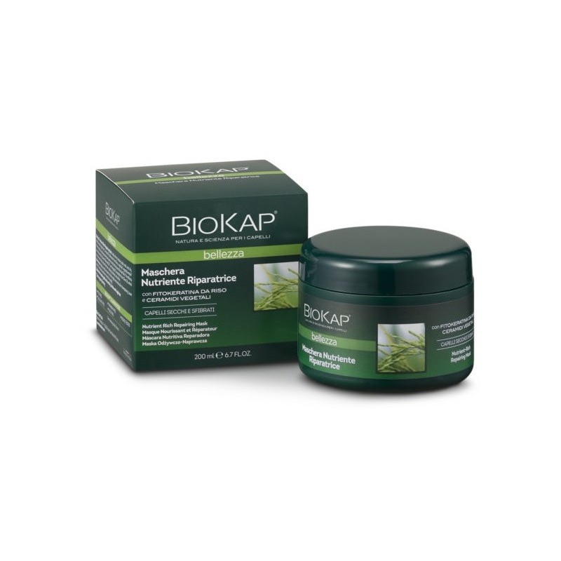 Biokap bellezza maschera nutriente/riparatrice 200 ml biosline