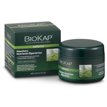 Biokap bellezza maschera nutriente/riparatrice 200 ml biosline