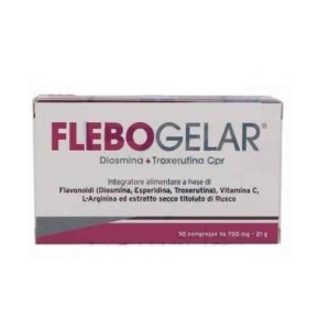Flebogelar 30 compresse 21 g
