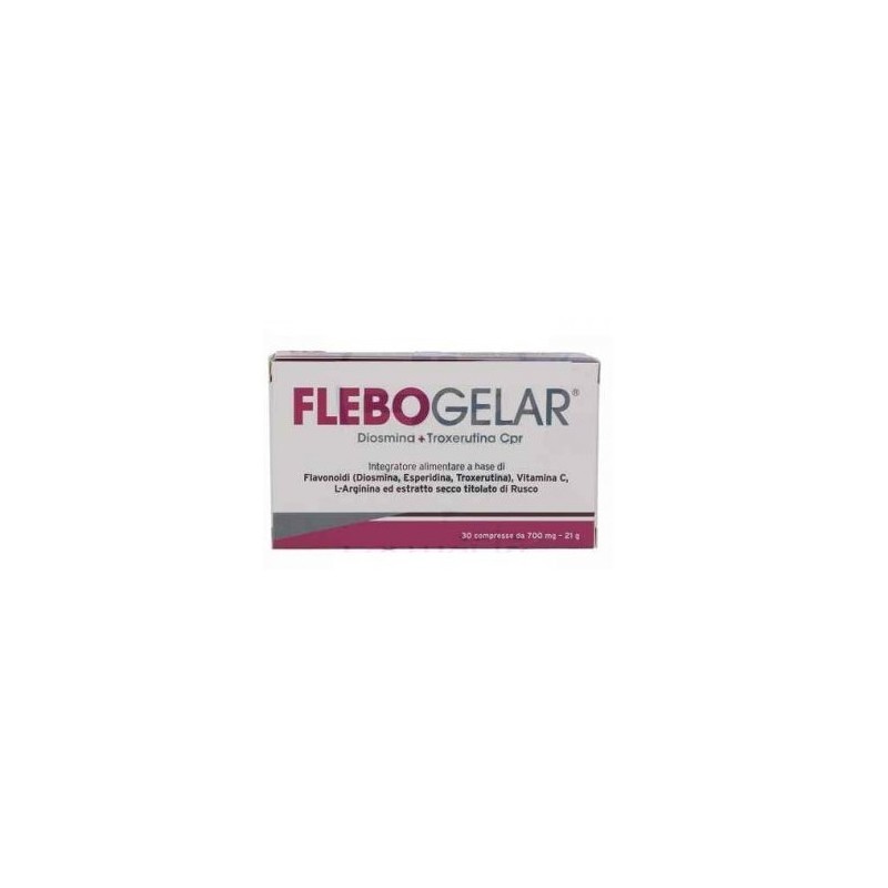 Flebogelar 30 compresse 21 g