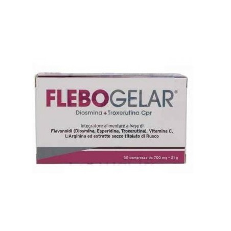 Flebogelar 30 compresse 21 g