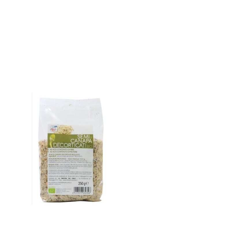 Semi canapa decorticata bio 250 g
