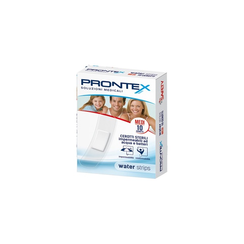 Cerotto prontex water strips medio 10 pezzi