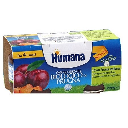 Humana omogeneizzato prugna bio 2 vasetti 100 g Humana omogeneizzato prugna bio 2 vasetti 100 g