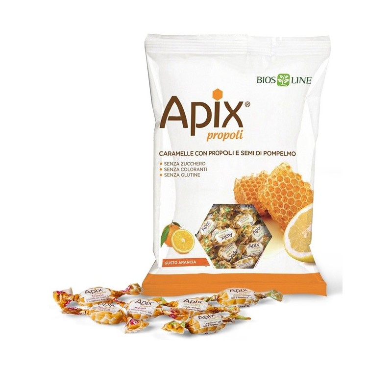 Apix propoli caramella arancia 50 g biosline