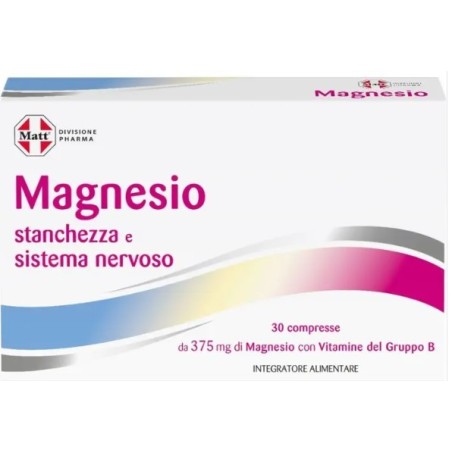 Matt divisione pharma magnesio stanchezza e sistema nervoso30 compresse
