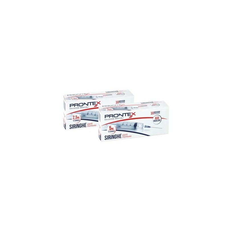 Siringa prontex 5 ml ago ind 10 pezzi Siringa prontex 5 ml ago ind 10 pezzi