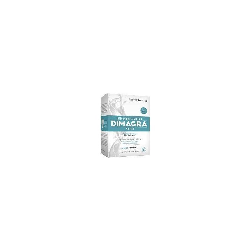 Dimagra protein polvere solubile gusto vaniglia 10 bustine Dimagra protein polvere solubile gusto vaniglia 10 bustine