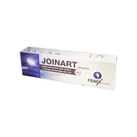 Siringa intra-articolare joinart acido ialuronico 1,6% 2 ml3 pezzi