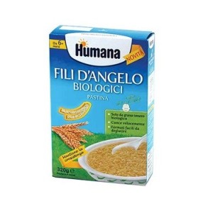 Humana fili d'angelo pastina biologica 320 g