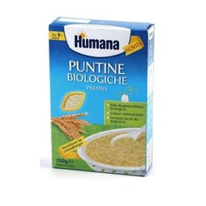 Humana puntine biologiche pastina 320 g