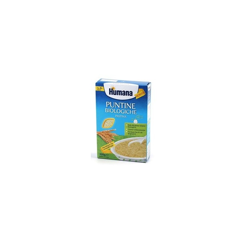 Humana puntine biologiche pastina 320 g