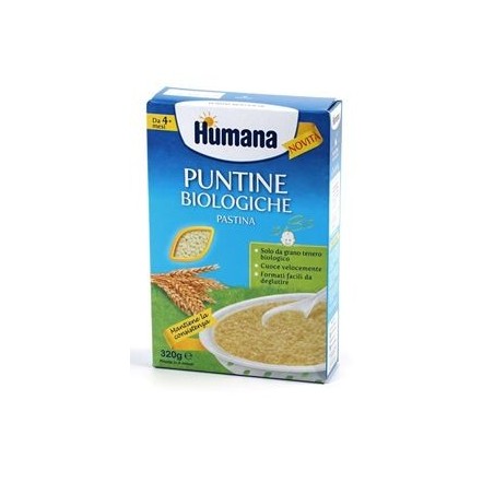 Humana puntine biologiche pastina 320 g