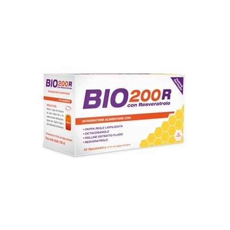 Bio200 r resveratrolo 10 flaconcini 10 ml Bio200 r resveratrolo 10 flaconcini 10 ml