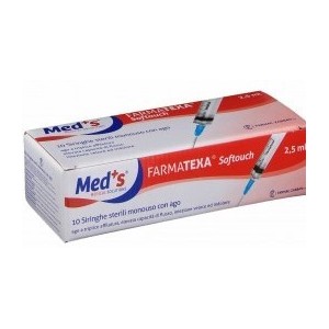 Siringa meds farmatexa 20 ml gauge 1 cono eccentrico