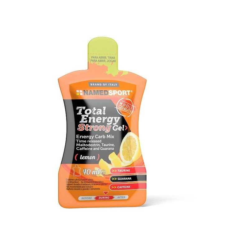 Total energy strong lemon gel 40 ml