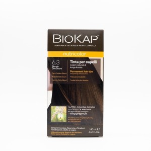 Biokap nutricolor 6,3 biondo oro scuro tinta tubo + flacone