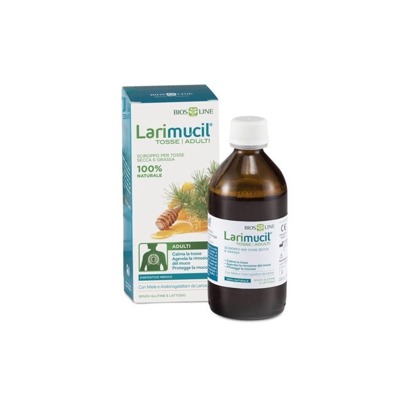 Larimucil tosse tosse adulti sciroppo ce 0476v 230 g 175 ml