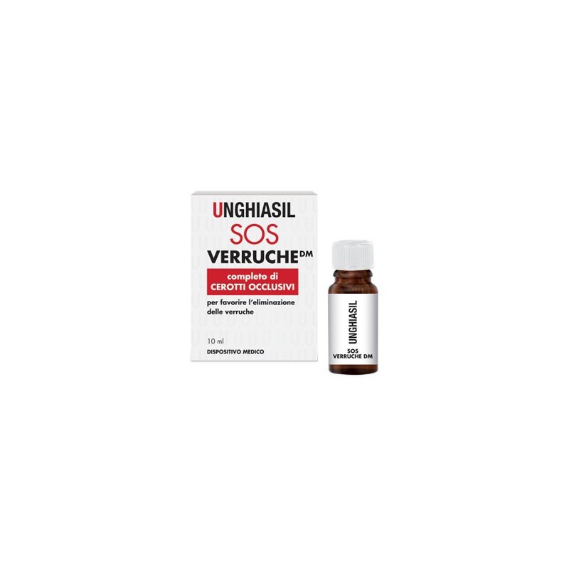 Dispositivo medico per verruche in flacone con pennellino 10ml + 9 cerotti copriverruca