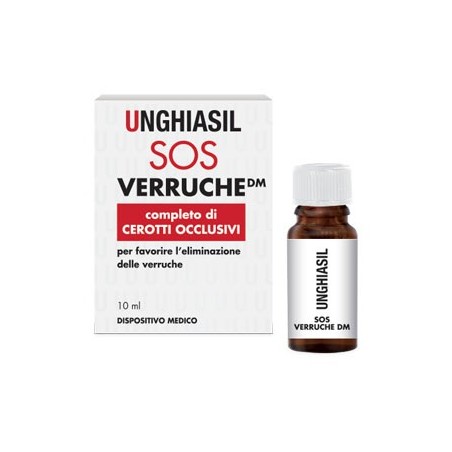 Dispositivo medico per verruche in flacone con pennellino 10ml + 9 cerotti copriverruca