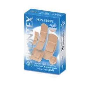 Cerotto prontex skin strips 6 formati assortiti astuccio 40pezzi