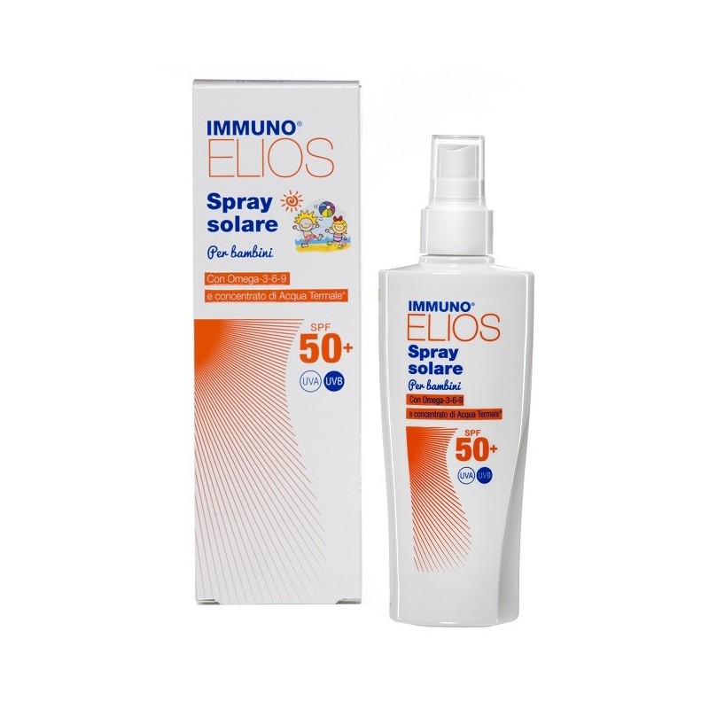 Immuno elios spray solare spf 50+ bambini Immuno elios spray solare spf 50+ bambini