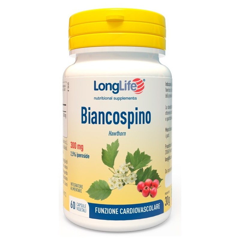 Longlife biancospino 60 capsule vegetali