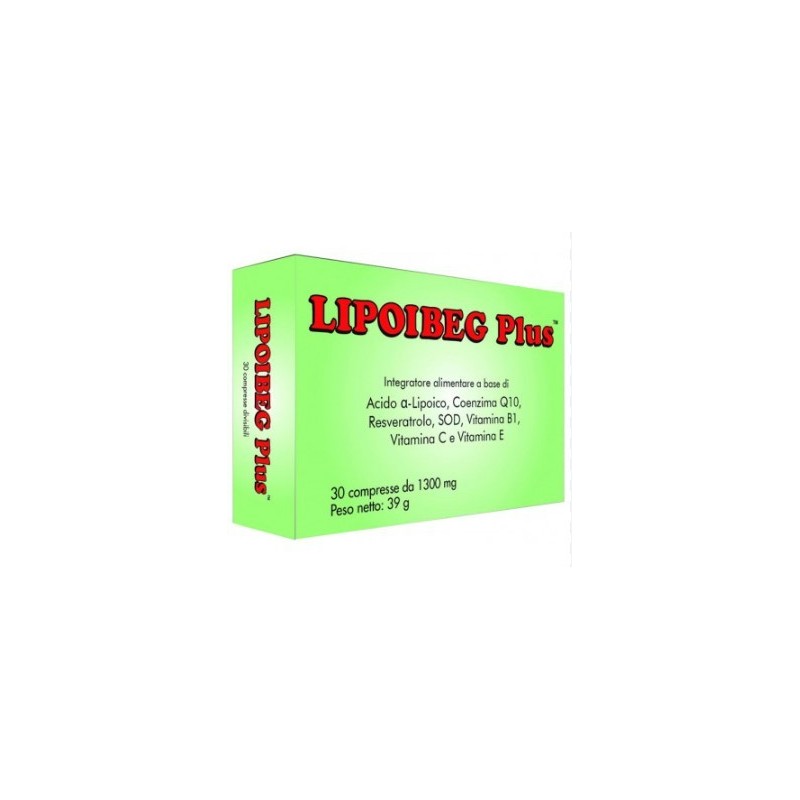 Lipoibeg plus 30 compresse da 1300 mg Lipoibeg plus 30 compresse da 1300 mg