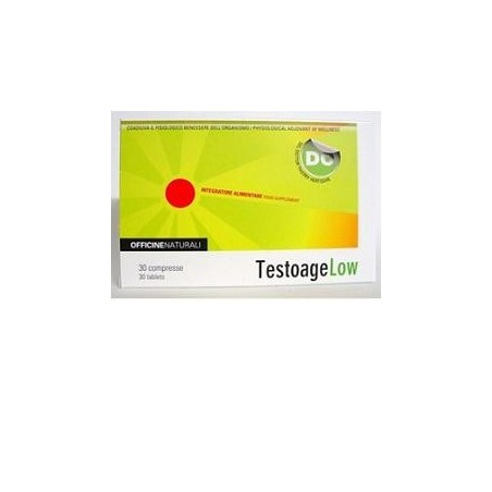 Testoage low 30 compresse 850 macerato glicerico Testoage low 30 compresse 850 macerato glicerico