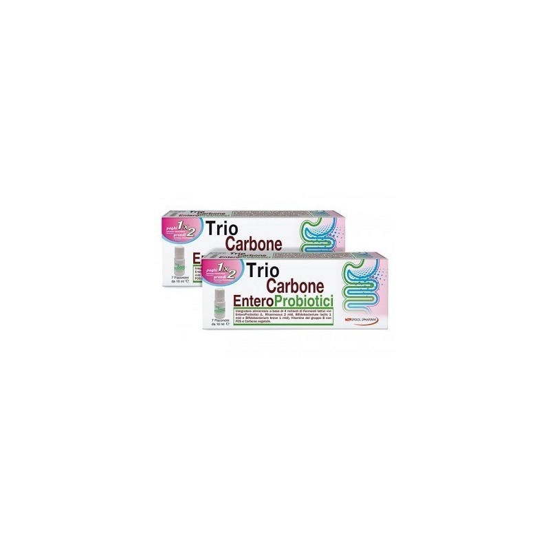 Triocarbone enteroprobiotici 7 flaconcini x 10 ml