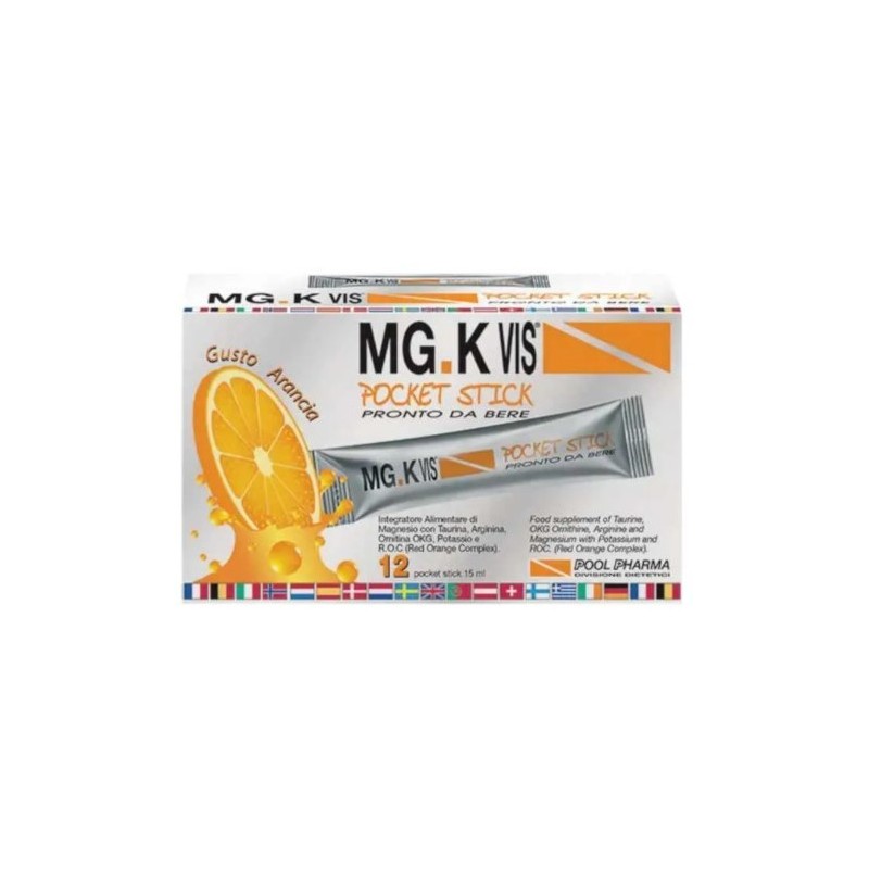 Mgk vis pocket stick arancia 12 bustine stick pack