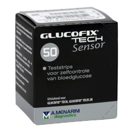 Strisce misurazione glicemia glucofix tech sensor 50 pezzi